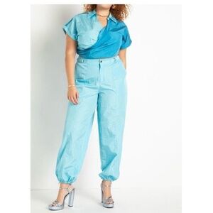 Eloquii Blue Jogger Set
